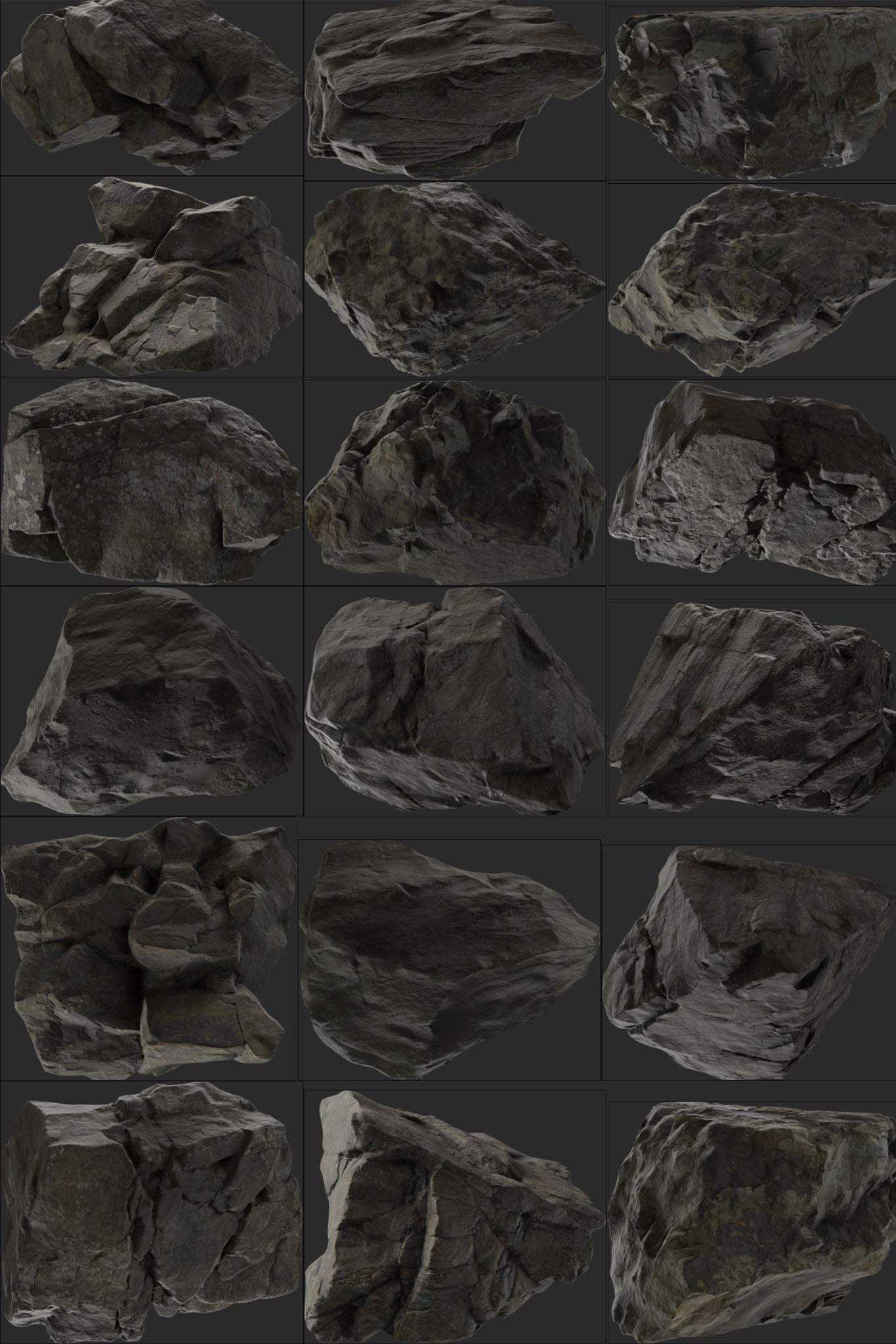 Floating Rock Overlays v.1