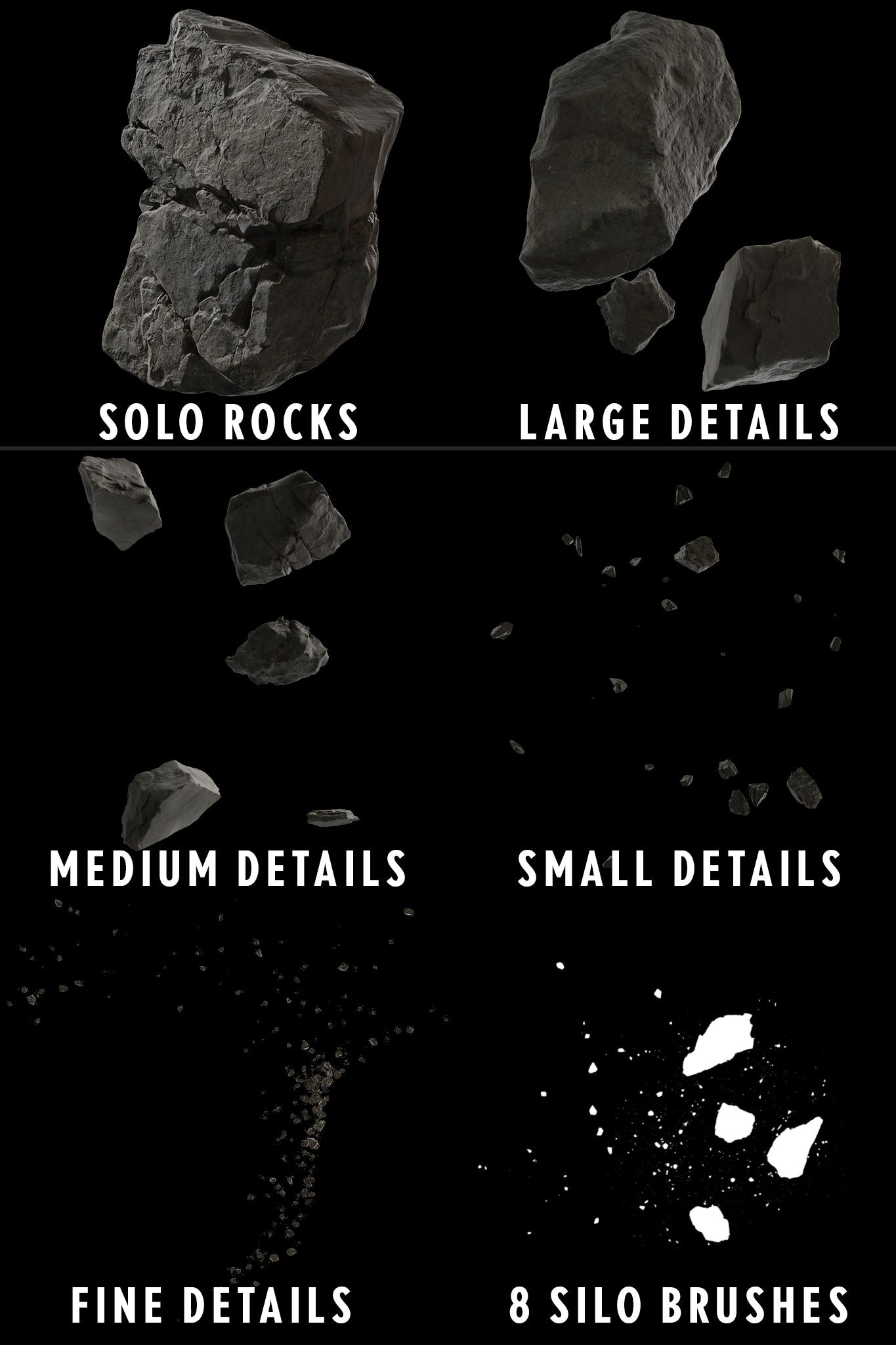 Floating Rock Overlays v.1